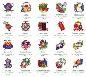Embroidery.com: Red Daisy Borders: Cactus Punch
