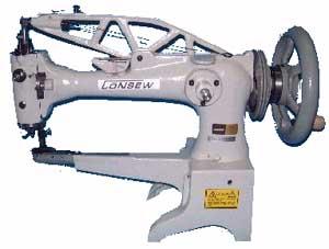 Consew 29 Shoe Repair Industrial Sewing  Machine, 12" Cylinder Arm, Pedestal Power Stand Cast Iron, 1725 RPM Motor 1/2HP