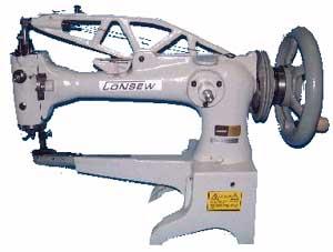 Consew 29BL Shoe Repair Industrial Sewing Machine,  Big Bobbin,  Long Arm , 18" Cylinder Arm, & Pedastal  Power Stand Cast Iron