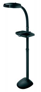 Verilux, VF02BB1, EasyFlex, Deluxe, Graphite, Floor Lamp, 38.5"-54" Adj, 27W, 20% brighter, 2-way brightness equals 150 W or 150 W bulbs, 8' Cord, 13LB