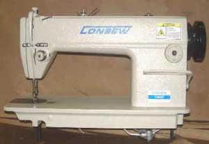 Consew 7360RB Ultra High Speed Single Needle Lockstitch Sewing Machine With Large Bobbin Assembled with Motor