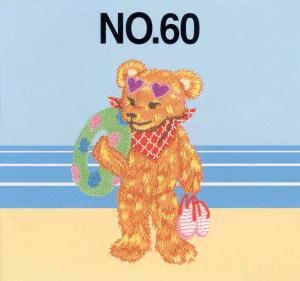Brother No.60 Summertime Fun Embroidery Card SA360 For Brother, Baby Lock, Bernina Deco 500, 600, 650, Simplicity, & White