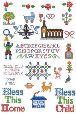 Down Home Dreams 139 Build a Cross Stitch Sampler Embroidery Disk