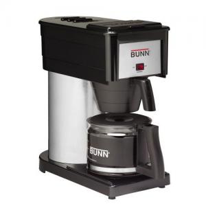 Bunn BX-B Classic 10 Cup 50oz Home Coffee Maker Brewer BLACK, 3 Minutes, Stainless Steel Tank & Accents, Patented Sprayhead, Porcelain Warming Platenohtin Bunn BX-B Classic 10 Cup 50oz Home Coffee Maker Brewer BLACK, 3 Minutes, Stainless Steel Tank & Accents, Patented Sprayhead, Porcelain Warming Platenohtin