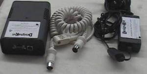 Silver Reed, SilverLink5 USB Connection Cable, Black Box, Curl Cord, Hardware, for SK830, SK840, SK860, SK890, DesignAknit Software, SilverLink5 Box & USB Cable & Powersupply for use w/DAK DesignAknit7 Software on Silver Reed SK560 SK580 SK830 SK840 SK860 SK890 Electronic Machine