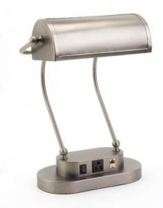 Verilux VD06NA1 Antiqued Nickel Princeton Executive Desk Lamp