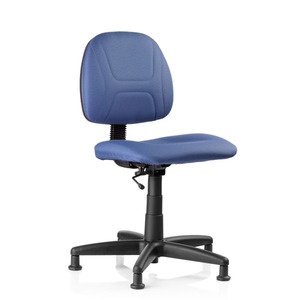 Reliable, SewErgo, Ergonomic, Sewing, Operator, Chair, Height Adjustment, for Home and Industrial Sewing Machines (with Power Stands) - Made in Canada, Reliable SewErgo Operators Non Roll Swivel Chair, 16-21" Adj Height, Lumbar Support, 5 Floor Glides, for Sewing Knitting Machine Stand Table Cabinet