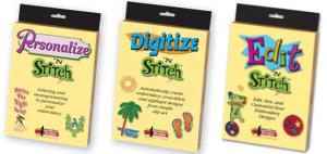 Amazing Designs, Personalize N Stitch II, Digitize N Stitch, and Edit N Stitch II, Software Combo