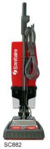 Sanitaire, SC882, Contractor, Bagless, Upright, Commercial, Vacuum Cleaner 12" Path, Detach 50' foot Cord, On Off switch, EZ clean, Dirt Cup, Furniture Guard, Durafan, 17.5 pounds
