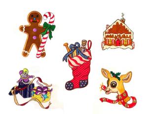 Dalco Christmas B Applique Designs