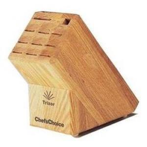 Chef'sChoice® 2000001 Trizor® 9-Slot Oak Knife Block