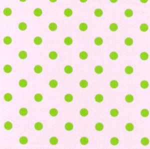 Fabric Finders 15 Yd Bolt 9.99 A Yd 405 Pink with Lime Green Dot Pique 100% Pima Cotton 60 inch