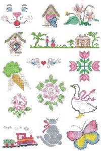Down Home Dreams 113 Cross Stitch Sampler Embroidery Disk