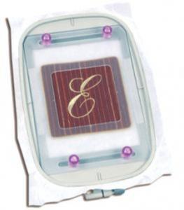 Magna Hoop No-Spray Magnetic Hoop System, Hoop C, Bernina Artista Embroidery Machines for 145x255mm Oval Hoop, 30 Min DVD, 4 Magnets, 5 Hooping Frames
