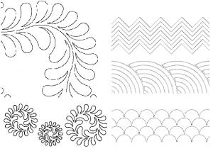 quilt ez mid arm quilting design templates up to 13 designs 10x23 quilt ez mid arm quilting design templates up to 13 designs 10x23