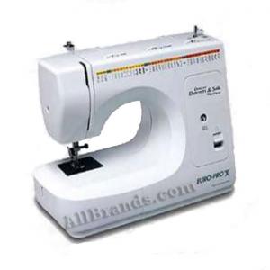 Euro Pro 7535 42-Stitch Function  Deluxe Denim & Silk Sewing Machine, Hard Case & 12 Feet