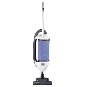 SEBO Felix Kombi 9824AM Ice Blue Upright Vacuum Cleaner, 11A, 1300W, 102CFM, 68 dBA, 12" Cleaning Path, 3 Stage S Class Filtration, 3 Tools, 13 Pounds