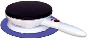 Cucina Pro 1447 Cordless Cook Top Crepe Maker, 7.5" Inch Diameter Non Stick Cooking Surface, Electric Base Power Source for Pan, with Cord Wrap