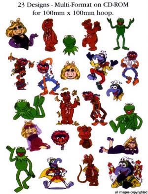Husqvarna Viking The Muppets Embroidery Multi Format CD ROM