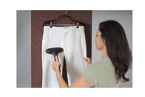 Jiffy, 0892A, Garment, & Clothes, & Fabric, Steamboard, Garment Clip, Door Bracket & Screws - Vertical Ironing Board Made in USA