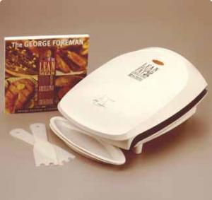 George Foreman GR36CB Jumbo Size 8-Burger Grill With 133