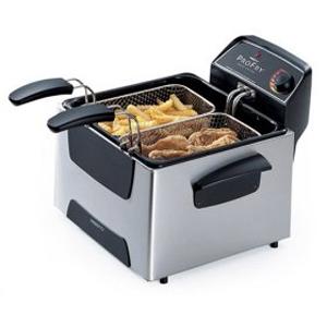 Presto 05466 Stainless Steel Dual Basket ProFry Deep Fryer, 1800W, Cover, Filter, Adj. Thermostat, Ready Light, Family Size 12 Cup Food Capacitynohtin Presto 05466 Stainless Steel Dual Basket ProFry Deep Fryer, 1800W, Cover, Filter, Adj. Thermostat, Ready Light, Family Size 12 Cup Food Capacitynohtin