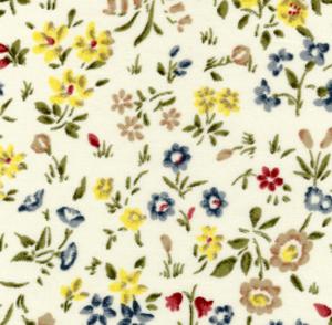 Fabric Finders 15 Yd Bolt 9.34 A Yd #460 Floral 100% Pima Cotton Fabric
