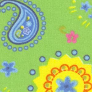 Fabric Finders 15 Yd Bolt 9.34 A Yd 322 Green Yellow Blue 100 percent Pima Cotton Fabric 60 inch