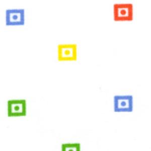 Fabric Finders 15 Yd Bolt 9.34 A Yd #223 Yellow, Orange, Green & Blue Squares 100% Pima Cotton Fabric