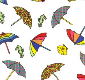 Fabric Finders 15 Yd Bolt 9.34 A Yd #306 Pique 100% Pima Cotton Fabric Umbrellas 60"