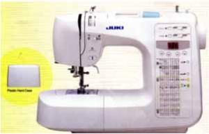 Juki HZL-E80 Best Buy 150-Stitch Computer Sewing Machine Drop-in Bobbin 1-Step BH's, Case, FREE Extension Table for Quilting & 5/3YR Ext. Wnty HZLE80