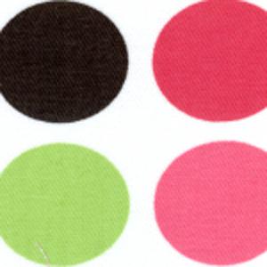 Fabric Finders 15 Yd Bolt 9.34 A Yd 278 Twill 100% Pima Cotton Fabric Large Pink Green & Black Dots