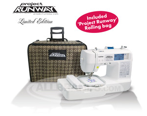 Brother, LB6800PRW, RLB6800, Project Runway, Roll,Bag, Computer, 67 Stitch, Sew, 4x4, Embroidery Machine, 4 Downloads* USB Cable, 70 Designs, 5 Fonts, 10 BH, Thread Trim, 8 Feet, ONLINE