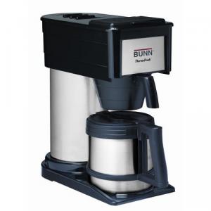 BUNN BTX-B/D ThermoFresh HIGH ALTITUDE 10 Cup Home Thermal Carafe Coffee Brewer Maker, black and stainless steel tank holds the brew water to 200°Fnohtin BUNN BTX-B/D ThermoFresh HIGH ALTITUDE 10 Cup Home Thermal Carafe Coffee Brewer Maker, black and stainless steel tank holds the brew water to 200°Fnohtin