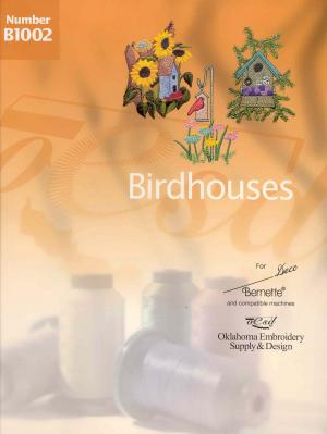 OESD B1002 Birdhouses Embroidery Card