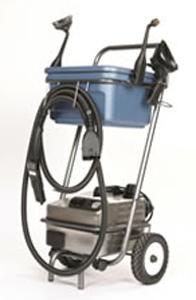 Euro Steam, ES1900S, Dry Vapor, Steam Cleaner, 12" inch, 185-316°, 3L, 1600W, 13A, 4.5Bar, 68PSI 12'Hose 14'Cord SILVER: Cart Bucket 12Towels, 13Tools ITALY 25Lb