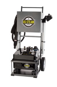 Euro Steam, EAG6100, ES6100, Commercial Vapor Cleaner, Continuous Fill, 3L Boiler 330F, 5L Tank, 16A,1600W, 85PSI, 6Bar, 4"Wheels, 13Tools, 12'Hose, 14'Cord, ITALY