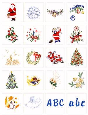 Pfaff No. 18 Christmas Embroidery Card