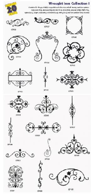 Amazing Designs 1129 Wrought Iron Embroidery Disks