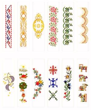Pfaff No. 49 Pattern Combinations Embroidery Card