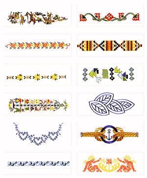 Pfaff No. 51 Pattern Combinations Embroidery Card