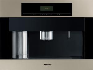 Miele, Germany, CVA 4062, Whole Bean, Coffee System, 24" Wide, 500 grams, Grinds 6-12g/ Cup, 2 Spouts, Milk, Hot Water, Stainless steel, Swing Door, Hing Left, Auto Warn, Safe Lock