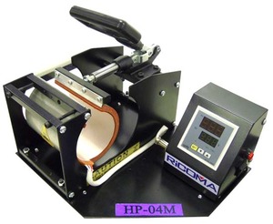 Ricoma, HP-04M, Mug, Heat Press, Machine, Peak Wattage, 350W, Temperature Range, 0-240F, Time Range, 0-999 Seconds, Auto Reset, for 11,15 or 16 Ounce Cups, Ricoma HP-04M Coffee Mug Heat Press Machine, for 11, 15, 16oz Cups, Peak Watts 350W, Temperature Range 0-240F, Time Range 0-999 Seconds Auto Reset, 18Lbs