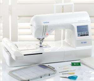 Brother, PE700II , PE700, PE750, PE770, RPE700II, Designio DZ820E, FS USB. 5x7" Emb, Card Machine, with USB Port, Thread Trimmer, Touch Screen, Edit, 136 Designs, 650spm, FREE Thread Color Converter, DIME, brotherpe770mach