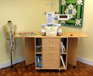 Kangaroo Kabinets from Arrow "Wombat", (Beech) Sewing Machine Cabinet