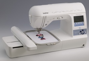 Brother, 1250D, NV1250D BLR3, babylock Ellure Plus BLR3, babylock BLR3, Ellure Plus BLR3, Brother, Innovis, NV1000, NV1200, NV1250D, 184 Stitch, Sewing, 5x7" inch hoop, Embroidery, USB, Memory Stick & Card Machine, 171 Designs, 31 Disney, 9 Fonts, 10 x 1 Step BH, Trim, Threader