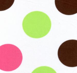 Fabric Finders 15 Yd Bolt 9.34 A Yd #619 Multi Color Dot Pique 100% Cotton 60"