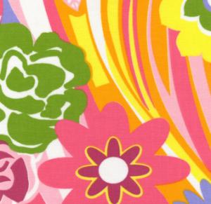 Fabric Finders 15 Yd Bolt 9.34 A Yd #510 Floral Pattern Twill 100% Cotton 60"