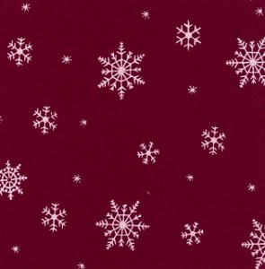 Fabric Finders 15 Yard Bolt 9.34 A Yd 651 100 percent Cotton 60 inch Brown with Pink Snowflake Twill