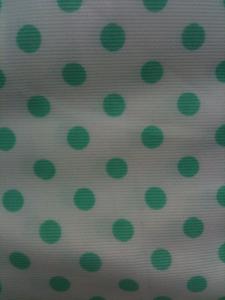 Fabric Finders 15 Yd Bolt 9.34 A Yd LC41 Limited Classics White with Teal Dots 100% Cotton 60"